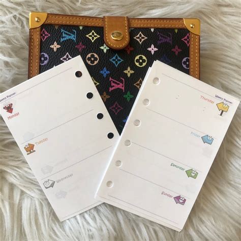 louis vuitton mini agenda refill|lv agenda pm refill size.